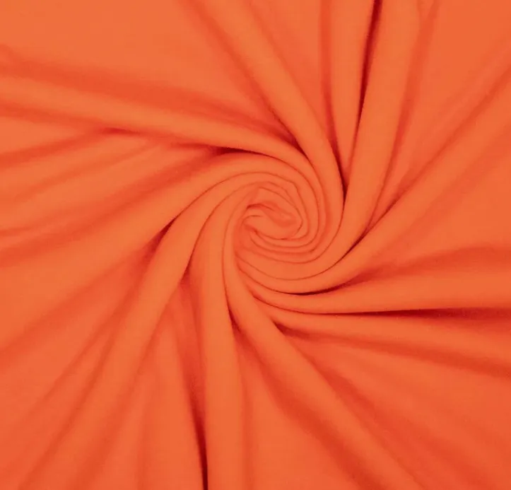 Sweaterstof oranje  -  Fibre Mood
